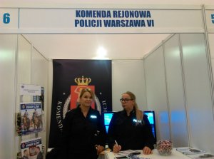 Policjantki na Targach Pracy