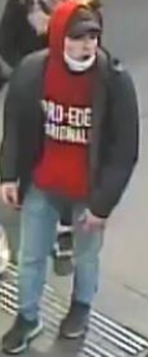 na zdjęciu widać poszukiwanego mężczyznę