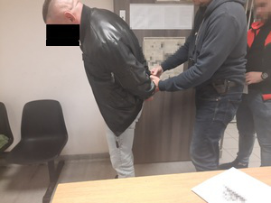 zatrzymany mężczyzna