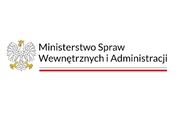 Zdjęcie przedstawia godło polski i napis &quot;Ministerstwo Spraw Wewnętrznych i Administracji&quot;.