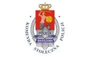 Zdjęcie przestawia logotyp Komendy Stołecznej Policji w postaci syrenki.