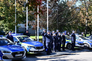 Policjanci z Pragi Północ, Białołęki i Targówka w hołdzie dla podkom. Natana Sieronia